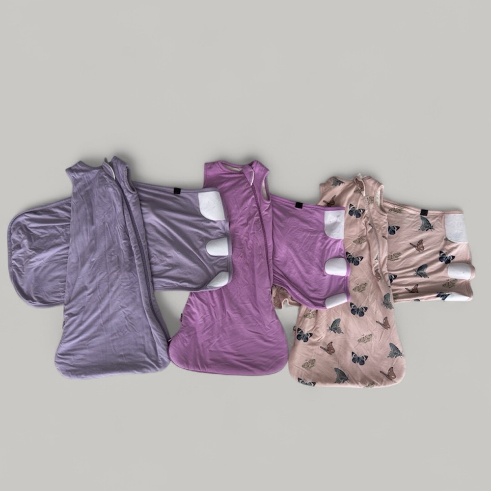 Kyte BABY sleep bag swaddler BUNDLE tog 1.0 size XS